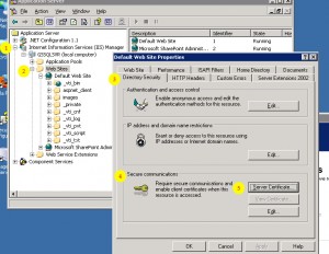 Install Thawte SSL Certificate IIS 6.0 Windows Web Server Procedure 1