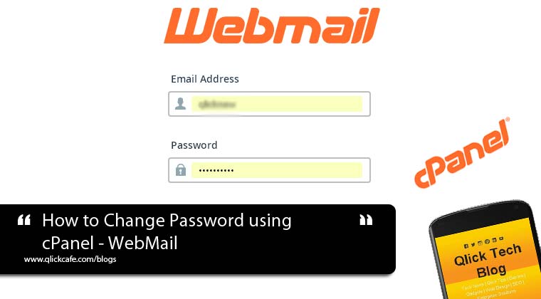 Change Password using cPanel - WebMail