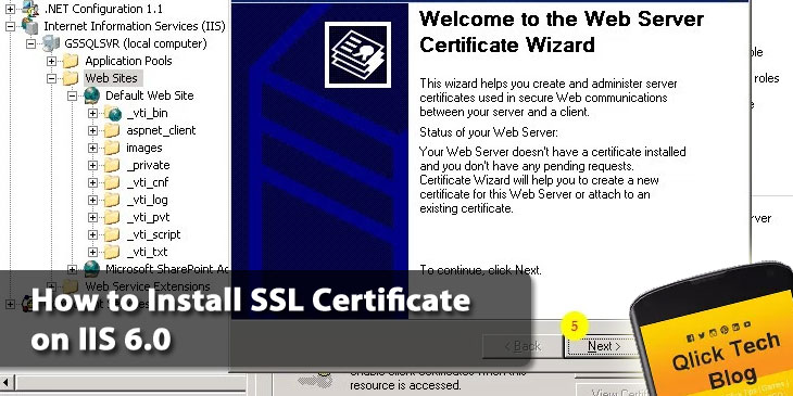 How to Install SSL Certificate on IIS 6.0