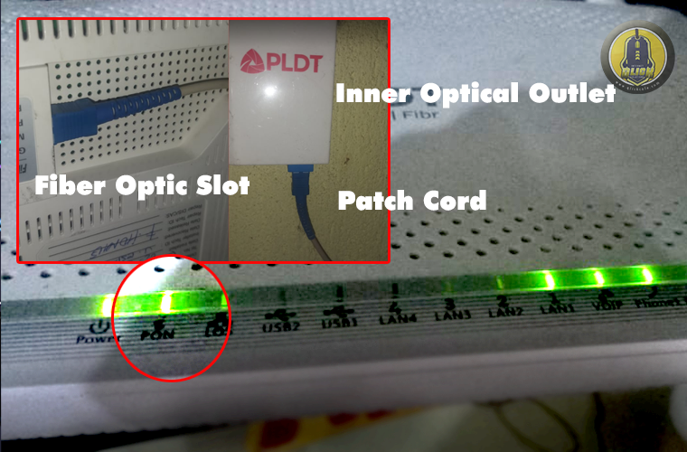 PLDT HOME FIBR INTERNET TROUBLESHOOTING TIPS - PATCH CABLE AND FIBER OPTIC OUTLET