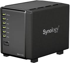 Synology 4-Bay 2.53.5 SATA 6Gbps Desktop NAS [Comcerto Dual Core 1.2GHz, D3 512MB, GbL] 1